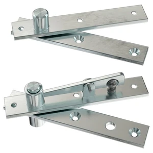 Hidden Door Pivot Hinges, Heavy Duty Murphy Hinge Kit, 360 Degree Shaft Stain... - Picture 1 of 8
