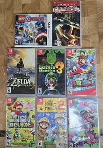 Switch Cases (6), One Psp Case, One 3DS Case - Bild 1 von 1