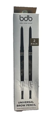 BDB BILLION DOLLAR BROWS  UNIVERSAL EYEBROW PENCIL (DUO PACK) - NIB - Image 1 of 3