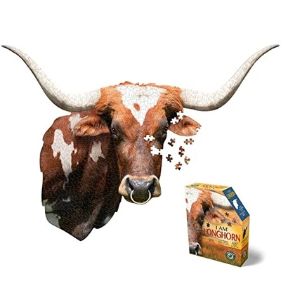 Madd Capp LONGHORN 550 Piece Shaped Puzzle - Image 1 of 3