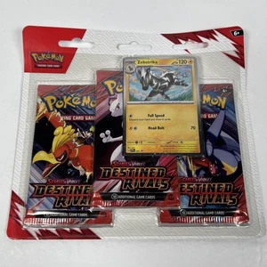 JCC Pokémon: Escarlata y Violeta - Destinad Rivals Paquete de 3 Blister Nuevo Precintado - Imagen 1 de 11