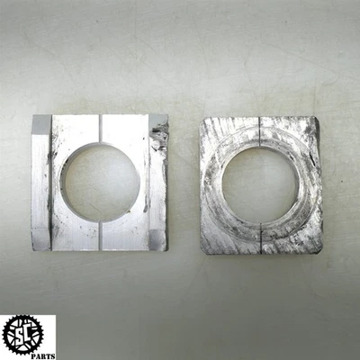 05-06 2006 KAWASAKI NINJA ZX6R 636 REAR AXLE BLOCKS CHAIN ADJUSTER TENSIONER - Image 1 of 2