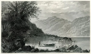 Steel Engraving THE SUSQUEHANNA 1800s landscape vintage print - Picture 1 of 6