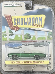 Greenlight Showroom Floor 1975 Cadillac Eldorado Cabrio Green Machine Chase - Bild 1 von 3