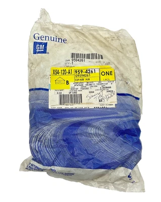 NOS GM Wheel Center Cap 9594261 Silver – Cadillac DeVille & Seville 02-03' - Image 1 of 2