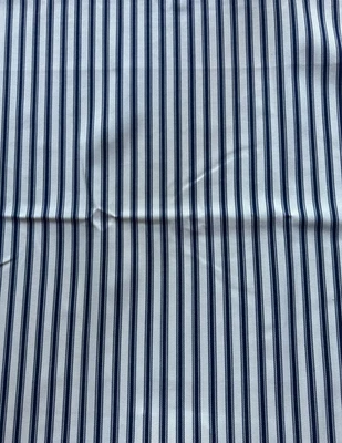 Ralph Lauren Little Bay Ticking Admiral  USA  Fabric Remnant 24"x24" - Image 1 of 3