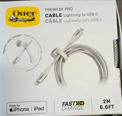 Brand New OtterBox Premium Pro C to Lightning 6 Ft. Cable  Charging Cord Iphone - Image 1 of 2