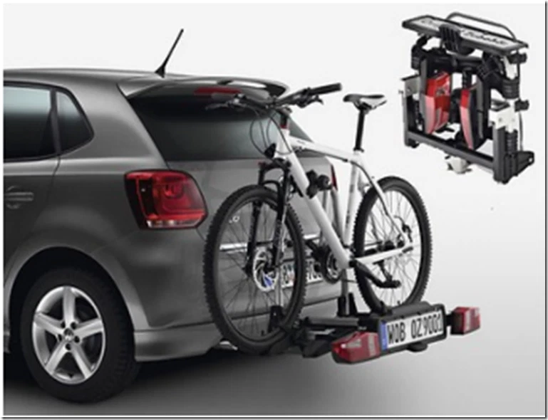 Original VW Fahrradträger Compact II Anhängerkupplung 2 Fahrräder 3C0071105B - Bild 1 von 1