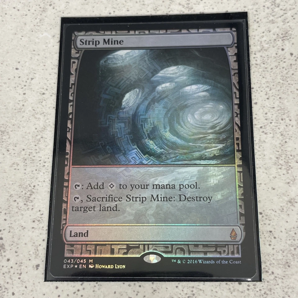 Strip Mine FOIL NM MINT Zendikar Expeditions Magic the Gathering Card MTG  - Image 1 of 1