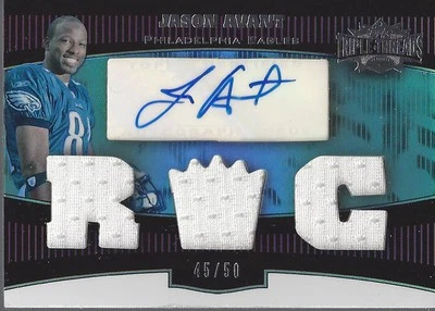 2006 Topps Triple Threads Emerald #120 Jason Avant Jersey Auto /50 - FB - Image 1 of 2
