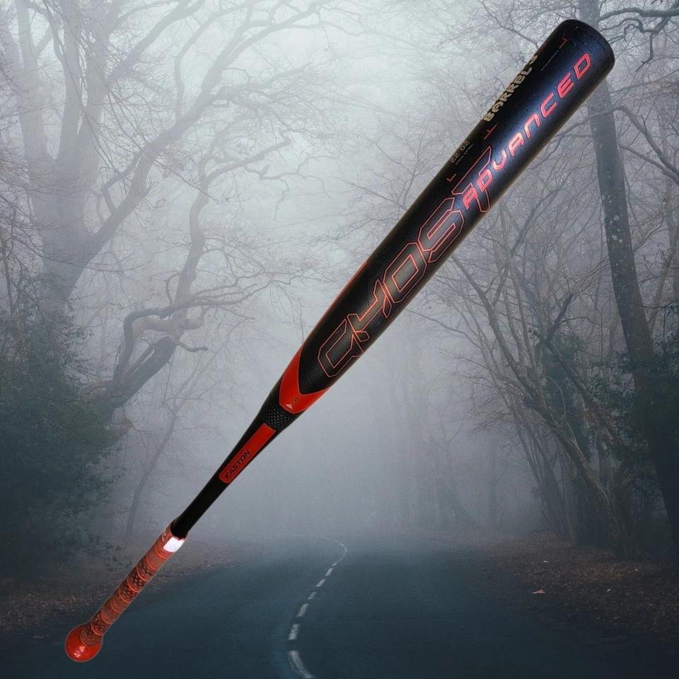 Bate de softbol Easton Ghost Advanced 32 pulgadas/22 oz Drop-10 negro rojo *grieta* Foto 1 de 4
