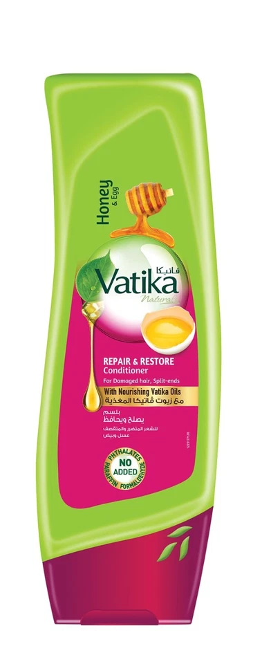 Vatika Acondicionador Reparador Y Restaurador Con Huevo Y Miel Para Cabello Dañado 400ml Foto 1 de 1