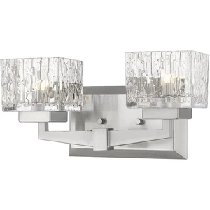 Z-Lite 1927-2V-BN Rubicon Bathroom Vanity Light Brushed Nickel - Picture 1 of 6