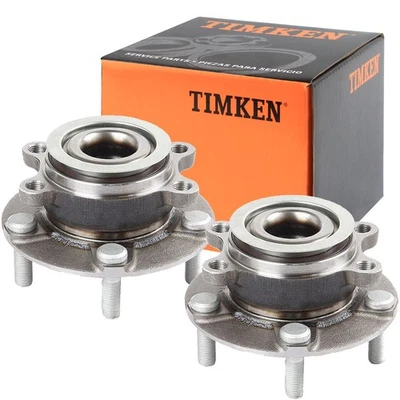 Par de cojinetes y bujes de rueda delantera Timken para Nissan 2007-2012 Sentra 2008-13 Rogue Foto 1 de 4