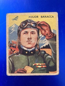 1933 National Chicle Sky Birds #8 Major Baracca - Bild 1 von 2