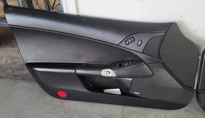 2009-2013 Corvette LF Door Trim Panel 25873026 Black Ebony w/Switch pwr/mem/bose Foto 1 de 4
