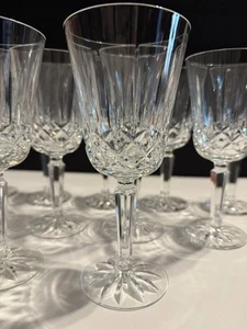 Set of 11 Lenox USA Crystal Wine Glasses Cut Starburst Base -Excellent Condition - Picture 1 of 5