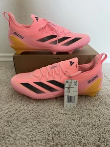Adidas AdiZero Electric + Football Cleats Pink Orange Cleats IF1566 Size 12.5 - Picture 1 of 9