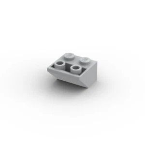 Lego 10x Schrägstein 2x2 slope inverted 3660 hellgrau light bluish gray - Picture 1 of 1