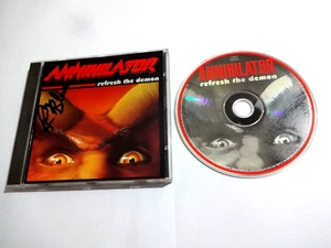 ANNIHILATOR - Refresh The Demon (CD 1996) UK Pressing / Signed By Randy Black - Picture 1 of 5