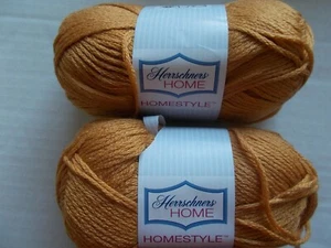 Herrschners Home Homestyle wool blend yarn, Almond, lot of 2 (155 yds ea) - Picture 1 of 2