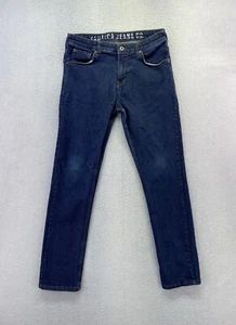Nautica Youth Boys Size 18 (32x29) Dark Wash Slim Straight Leg Denim Jeans - Picture 1 of 9