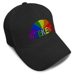 Baseball Cap Weekend Style B Sunday Relax Dad Hats for Men & Women 1 Size - Picture 1 of 43