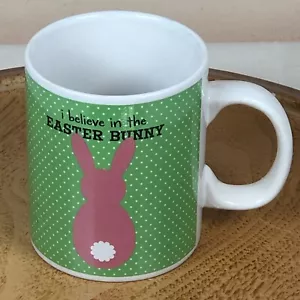 Clay Art Easter Bunny 16oz Coffee Mug I Believe In the Easter Bunny - Picture 1 of 5