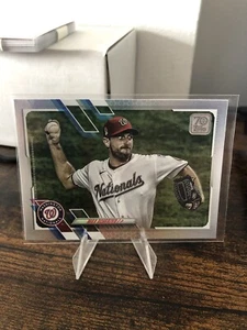 2021 Topps Series 1 - Rainbow Foil Parallel - Max Scherzer Nationals #325!!! - Picture 1 of 1