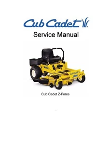 Manuale di servizio Cub Cadet Z Force - Foto 1 di 1