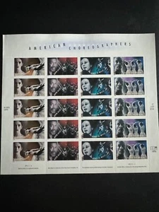 Scott #3840-43 American Choreographers Pane of 20 37¢ Stamps (2004) - Picture 1 of 1