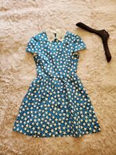 VALENTINO 2way Blue Star Dress Woman Size 38 ITALY Used