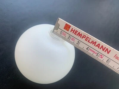 Lampenschirm Glasschirm Kugelschirm für G4 mit Schraubgewinde Glaskugel 7cm 11mm - Bild 1 von 4