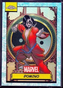 2024 Topps Chrome Marvel Refractors #67 Domino - Picture 1 of 3