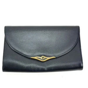 CARTIER Vintage Sapphire Line Tasche Etui Clutch Bag Leder Navy - Bild 1 von 13