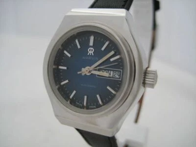 全新瑞士复古防水自动日期女士 MARVIN 分析手表 — 第 1/4 张图片