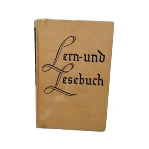 vintage 1951 first printing lern-und lesebuch learn german grammer book - Picture 1 of 5