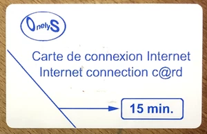 ONELYS KARTE INTERNET UT PREPAID PREPAID TELECARTE PHONE CARD KARTE PAY CARD - Bild 1 von 2