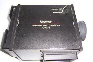 VIVITAR UVC-1 ALL IN ONE UNIVERSAL VIDEO CONVERTER FROM SLIDES & PHOTOS TO VIDEO