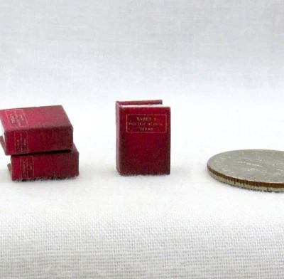 1:24 Scale MEDICAL DICTIONARY Miniature Half Inch Scale Illustrated Book Doctor - Image 1 of 4