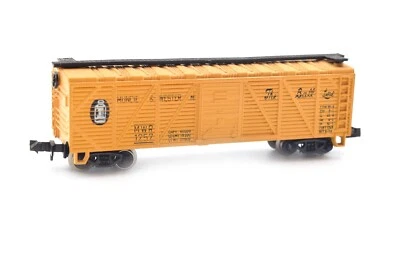 Bachmann 5079 Muncie & Western Wood Side 41' Box Car N Scale - Image 1 of 4