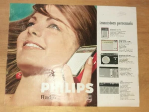 CATALOGUE RADIOS TRANSISTORS RADIOPHONOS PHILIPS VERS 1970 - Foto 1 di 3