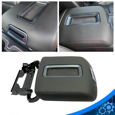 Leather Center Console Armrest Lid For 2014-2019 Chevrolet Silverado GMC Sierra - Image 1 of 4