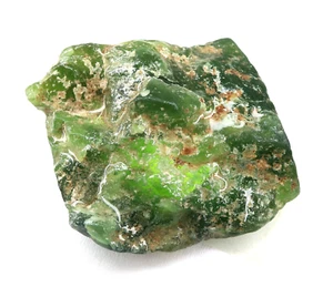 Natural Brazilian Green Serpentine Untreated Rough Loose Gemstones 141 Ct - Picture 1 of 8