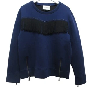 Authentic Gucci Sweatshirt Long Sleeve Fringe Bonded Studded Immediate delivery - Picture 1 of 8