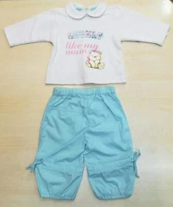 Jersey + Hose Frühling Mädchen 9 - 12 - 18 - 24 - 30 Mesi - Bild 1 von 16