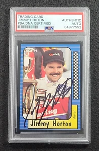 Tarjeta de carreras Maxx NASCAR 1991 firmada por Jimmy Horton - PSA autenticada - Imagen 1 de 3