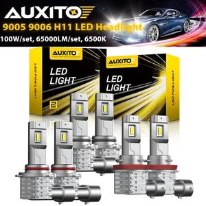 AUXITO H4 H11 9005 HB3 9006 HB4 FARO LED BOMBILLA LUZ ALTA BAJA 650000LM - Imagen 1 de 22