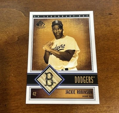 2002 Upper Deck SP Legendary Cuts Jackie Robinson Game Used Bat - Image 1 of 2