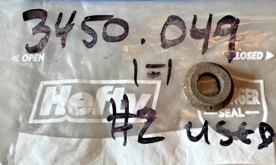 Espaciador de eje de rueda Montesa 250 King Scorpion p/n 34,50,049 NOS 34 M 1970-1972 Foto 1 de 1